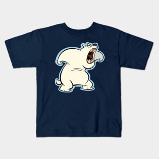 Polar Bear Roar Kids T-Shirt